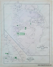 Load image into Gallery viewer, Antique-Hand-Colored-Map-Hingham/Scituate/Scituate-Harbor/North-Cohasset--(MA)-United-States-Massachusetts-1879-Walker-Maps-Of-Antiquity