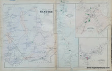 Load image into Gallery viewer, Antique-Hand-Colored-Map-Hanover/Hanson-(MA)-United-States-Massachusetts-1879-Walker-Maps-Of-Antiquity