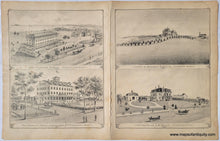 Load image into Gallery viewer, Antique-Hand-Colored-Map-Plymouth-Village-(MA)-**********-United-States-Massachusetts-1879-Walker-Maps-Of-Antiquity