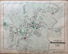 Load image into Gallery viewer, Antique-Hand-Colored-Map-Middleborough-(MA)-**********-United-States-Massachusetts-1879-Walker-Maps-Of-Antiquity