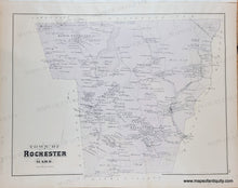 Load image into Gallery viewer, Antique Map with original hand-coloring in tones of purple. Antique-Hand-Colored-Map-Wareham/Marion/Rochester/Carver-(MA)-******-United-States-Massachusetts-1879-Walker-Maps-Of-Antiquity