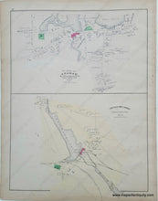 Load image into Gallery viewer, Antique-Hand-Colored-Map-Mattapoisett/Sippican/North-Carver/Bryantville/Ellis-Furnace/Agawam--(MA)--United-States-Massachusetts-1879-Walker-Maps-Of-Antiquity