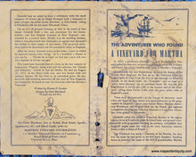 Load image into Gallery viewer, 1940 - Martha’s Vineyard Island Antique Pictorial Map (Small) Genuine Folding