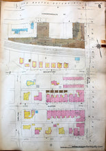 Load image into Gallery viewer, Antique-Hand-Colored-Map-Brookline-Mass.-Wards-8-and-9-United-States-Massachusetts-1925-Sanborn-Map-Co.-Maps-Of-Antiquity