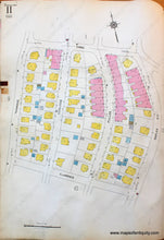 Load image into Gallery viewer, 1925 - Brookline Mass. Wards 10 And 11 Antique Map Genuine Hand-Colored
