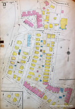 Load image into Gallery viewer, 1925 - Brookline Mass. Wards 12 And 13 With Birthplace Of John F Kennedy Antique Map Genuine