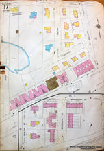 Load image into Gallery viewer, 1925 - Brookline Mass. Wards 16 And 17 Antique Map Genuine Hand-Colored