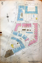 Load image into Gallery viewer, 1925 - Brookline Mass. Wards 20 And 21 Antique Map Genuine Hand-Colored