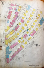 Load image into Gallery viewer, 1925 - Brookline Mass. Wards 30 And 31 Antique Map Genuine Hand-Colored