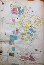 Load image into Gallery viewer, 1925 - Brookline Mass. Wards 36 And 37 Antique Map Genuine Hand-Colored