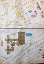 Load image into Gallery viewer, Antique-Hand-Colored-Map-Brookline-Mass.-Wards-42-and-43-United-States-Massachusetts-1925-Sanborn-Map-Co.-Maps-Of-Antiquity