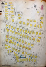 Load image into Gallery viewer, 1925 - Brookline Mass. Wards 48 And 49 Antique Map Genuine Hand-Colored