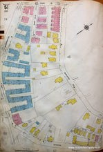 Load image into Gallery viewer, 1925 - Brookline Mass. Wards 50 And 51 Antique Map Genuine Hand-Colored