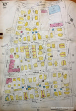Load image into Gallery viewer, 1925 - Brookline Mass. Wards 56 And 57 Antique Map Genuine Hand-Colored