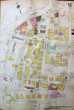 Load image into Gallery viewer, Antique-Hand-Colored-Map-Brookline-Mass.-Wards-56-and-57-United-States-Massachusetts-1925-Sanborn-Map-Co.-Maps-Of-Antiquity