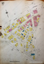 Load image into Gallery viewer, 1925 - Brookline Mass. Wards 62 And 63 Antique Map Genuine Hand-Colored