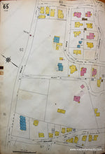 Load image into Gallery viewer, 1925 - Brookline Mass. Wards 64 And 65 Antique Map Genuine Hand-Colored