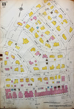 Load image into Gallery viewer, 1925 - Brookline Mass. Wards 68 And 69 Antique Map Genuine Hand-Colored
