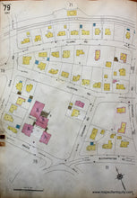 Load image into Gallery viewer, 1925 - Brookline Mass. Wards 78 And 79 Antique Map Genuine Hand-Colored