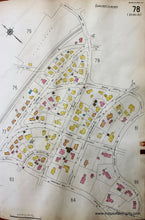 Load image into Gallery viewer, Antique-Hand-Colored-Map-Brookline-Mass.-Wards-78-and-79-United-States-Massachusetts-1925-Sanborn-Map-Co.-Maps-Of-Antiquity