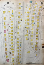 Load image into Gallery viewer, Antique-Hand-Colored-Map-Brookline-Mass.-Wards-80-and-81-United-States-Massachusetts-1925-Sanborn-Map-Co.-Maps-Of-Antiquity