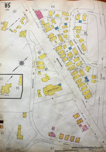 Load image into Gallery viewer, 1925 - Brookline Mass. Wards 84 And 85 Antique Map Genuine Hand-Colored