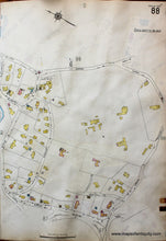 Load image into Gallery viewer, Antique-Hand-Colored-Map-Brookline-Mass.-Wards-88-and-89-United-States-Massachusetts-1925-Sanborn-Map-Co.-Maps-Of-Antiquity