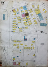 Load image into Gallery viewer, 1925 - Brookline Mass. Wards 92 And 93 Antique Map Genuine Hand-Colored