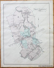 Load image into Gallery viewer, 1884 - Saugus And Lynn Massachusetts Antique Map Genuine Hand-Colored