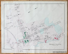 Load image into Gallery viewer, 1884 - Saugus And Lynn Massachusetts Antique Map Genuine Hand-Colored