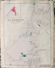 Load image into Gallery viewer, Antique-Hand-Colored-Map-Peabody-Massachusetts-******-United-States-Massachusetts-1884-Walker-Maps-Of-Antiquity
