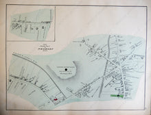 Load image into Gallery viewer, 1884 - North Peabody And Danvers Massachusetts Antique Map Genuine Hand-Colored