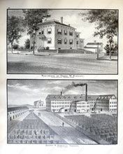 Load image into Gallery viewer, 1884 - North Peabody And Danvers Massachusetts Antique Map Genuine Hand-Colored