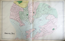 Load image into Gallery viewer, Antique-Hand-Colored-Map-Rockport-and-Gloucester-Massachusetts-United-States-Massachusetts-1884-Walker-Maps-Of-Antiquity
