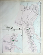 Load image into Gallery viewer, 1884 - Rockport And Middleton Massachusetts Antique Map Genuine Hand-Colored