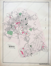 Load image into Gallery viewer, 1884 - City Of Lawrence Town Methuen And Village Massachusetts Antique Map Genuine Hand-Colored