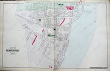 Load image into Gallery viewer, Antique-Hand-Colored-Map-City-of-Newburyport-Town-of-Newbury-Villages-of-South-Groveland-and-Groveland-Massachusetts-United-States-Massachusetts-1884-Walker-Maps-Of-Antiquity