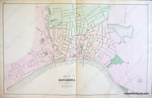 Load image into Gallery viewer, Antique-Hand-Colored-Map-City-of-Haverhill-and-Village-of-Middleton-Massachusetts-United-States-Massachusetts-1884-Walker-Maps-Of-Antiquity