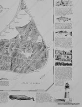 Load image into Gallery viewer, Modern-Printed-Map-A-Geographic-Portrait-of-Nantucket-Massachusetts-US-Massachusetts-Cape-Cod-and-Islands-1985-Dana-Gaines-Maps-Of-Antiquity