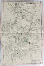 Load image into Gallery viewer, antique-map-Melrose-Massachusetts