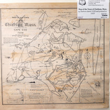 Load image into Gallery viewer, Vintage map of Chatham, Massachusetts on Cape Cod from 1928. Antique-Map-Chatham-Mass-MA-Massachusetts-Hudson-1929-1928-Cape-Cod-Chamber-of-Commerce-Maps-of-Antiquity-1920s