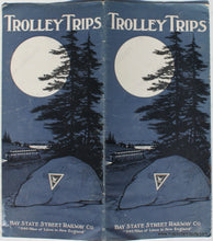 Load image into Gallery viewer, Antique-Printed-Book-with-Center-Map-and-many-additional-Maps-Aero-View-Map-showing-Territory-covered-by-the-Lines-of-the-Bay-State-Street-Railway-Co-and-their-Connections-**********-United-States-Massachusetts-1913-Bay-State-Street-Railway-Company-Maps-Of-Antiquity