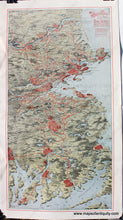 Load image into Gallery viewer, Antique-Printed-Book-with-Center-Map-and-many-additional-Maps-Aero-View-Map-showing-Territory-covered-by-the-Lines-of-the-Bay-State-Street-Railway-Co-and-their-Connections-**********-United-States-Massachusetts-1913-Bay-State-Street-Railway-Company-Maps-Of-Antiquity