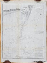 Load image into Gallery viewer, Black and white chart that shows the coast of CHatham, MA as well as Harwich, with some detail of topography along the coast and water depths in the ocean. Shows Monomoy as it was in 1856 (it has changed many times over the years due to coastal erosion and changes)