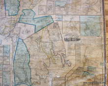 Load image into Gallery viewer, 1858 - Map Of The County Bristol Massachusetts Antique Genuine Hand-Colored