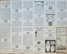 Load image into Gallery viewer, 1930 - The Cape Ann Trail Antique Map Genuine Printed-Color