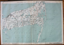 Load image into Gallery viewer, Antique-Printed-Color-Map-Yarmouth-Dennis-Brewster-Orleans-Harwich-Chatham-(MA)--1904-G.-H.-Walker-Cape-Cod-and-Islands-Cape-and-Islands-General-1900s-20th-century-Maps-of-Antiquity