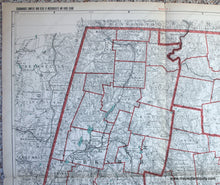 Load image into Gallery viewer, 1905 - Untitled- Berkshire County With Parts Of Franklin Hampshire And Hampden Counties Antique Map