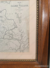 Load image into Gallery viewer, Genuine-Antique-Map-Framed-Map-of-Salem-Village-1692.-by-W.-P.-Upham-1866.-1866-Upham-Maps-Of-Antiquity-1800s-19th-century