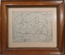 Load image into Gallery viewer, Genuine-Antique-Map-Framed-Map-of-Salem-Village-1692.-by-W.-P.-Upham-1866.-1866-Upham-Maps-Of-Antiquity-1800s-19th-century